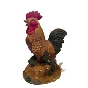 Ceramic Rooster Figurine